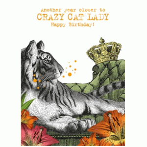 BU15 Gift card - Crazy Cat Lady